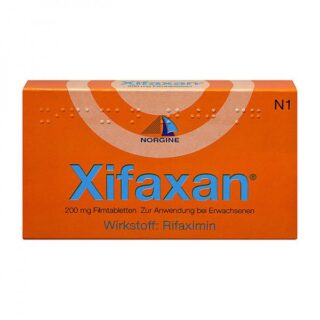 Xifaxanta 200mg NORGINE 9x film coated tablets Rifaximin Genuine UK PHARMA BEST Quality