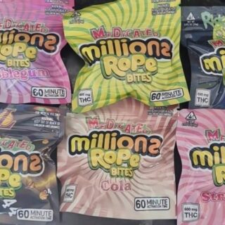 Medicated Millions Rope Bites 600mg THC